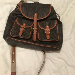 MK monogram backpack